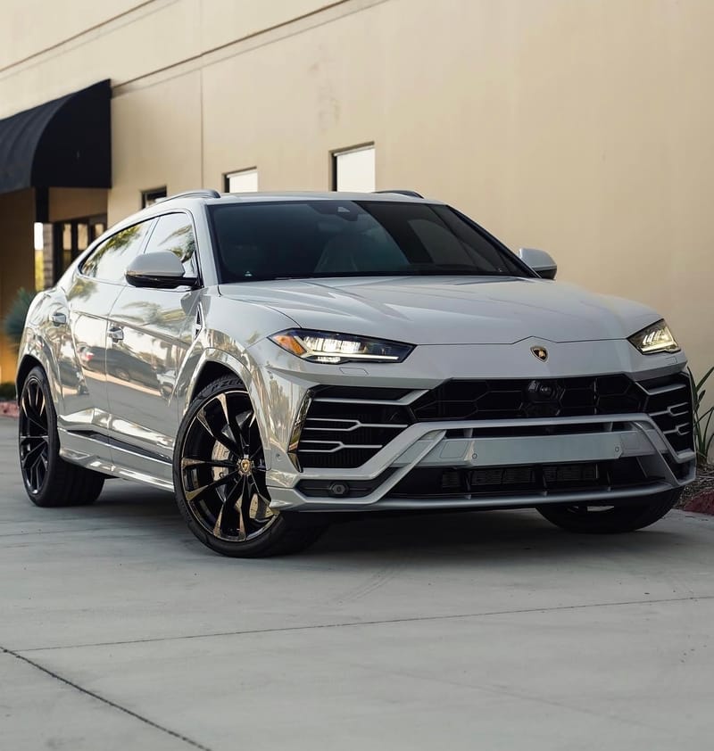 Grigio Hati Lamborghini Urus SUV hire car in Melbourne