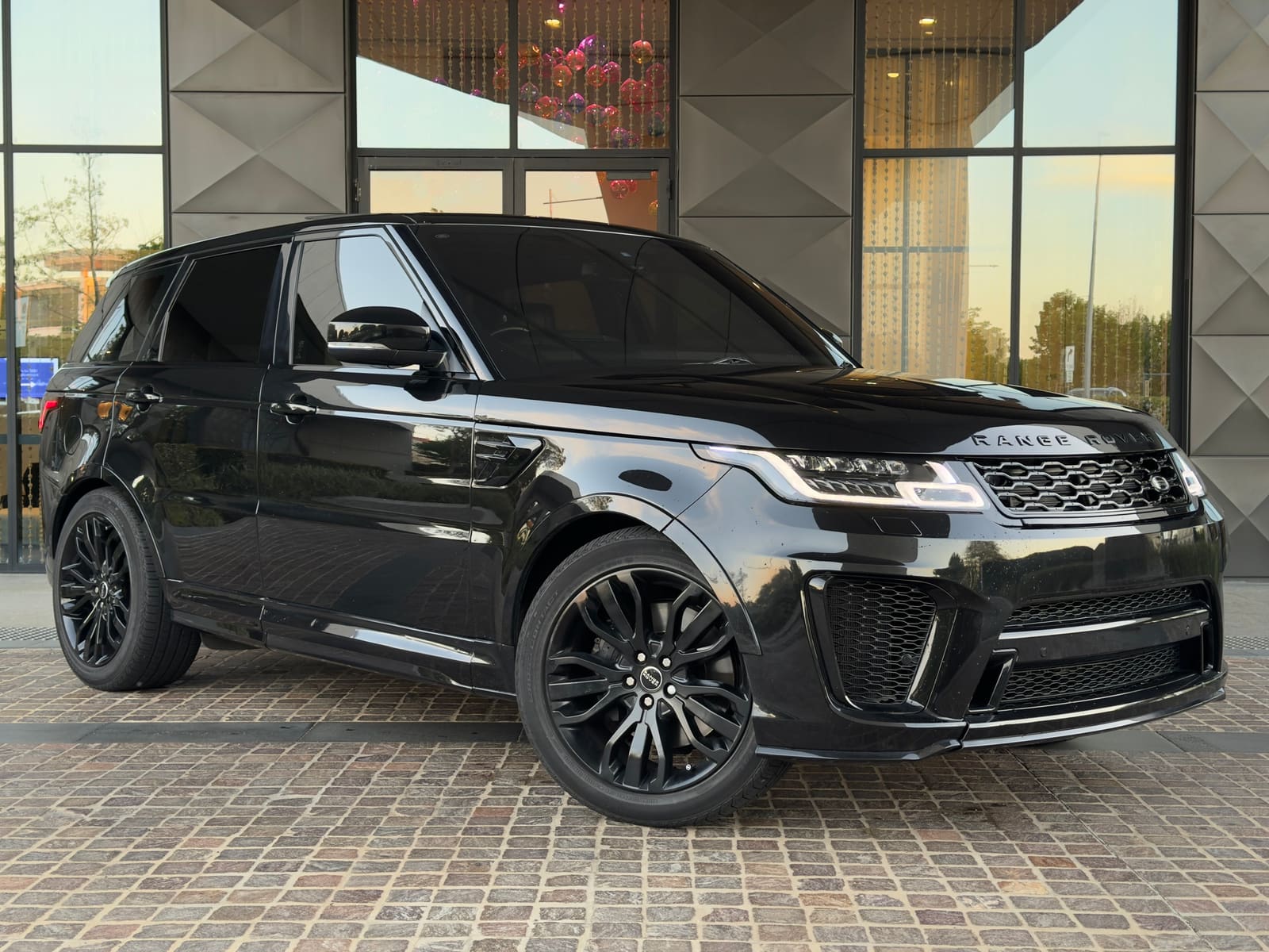 Black Range Rover Sport Autobiography SUV (SVR Kit) hire car in Melbourne, photo 2