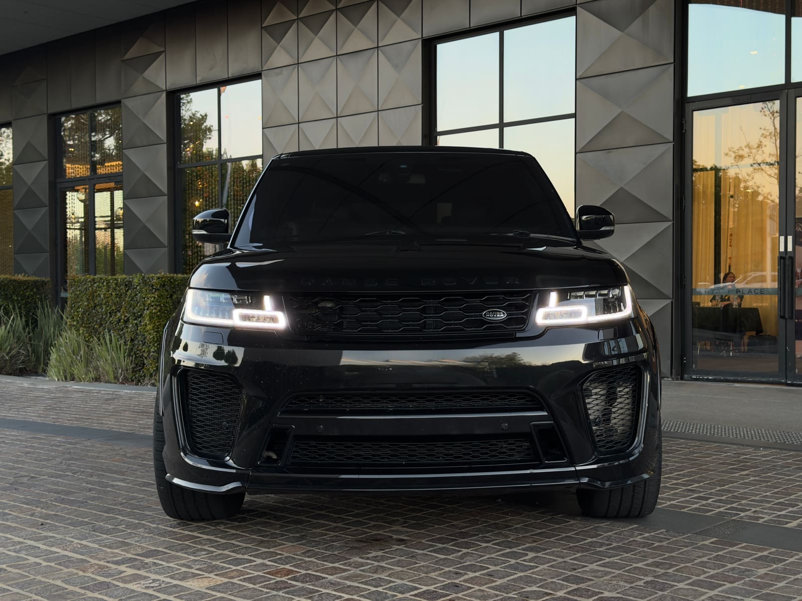 Black Range Rover Sport Autobiography SUV (SVR Kit) hire car in Melbourne, photo 3