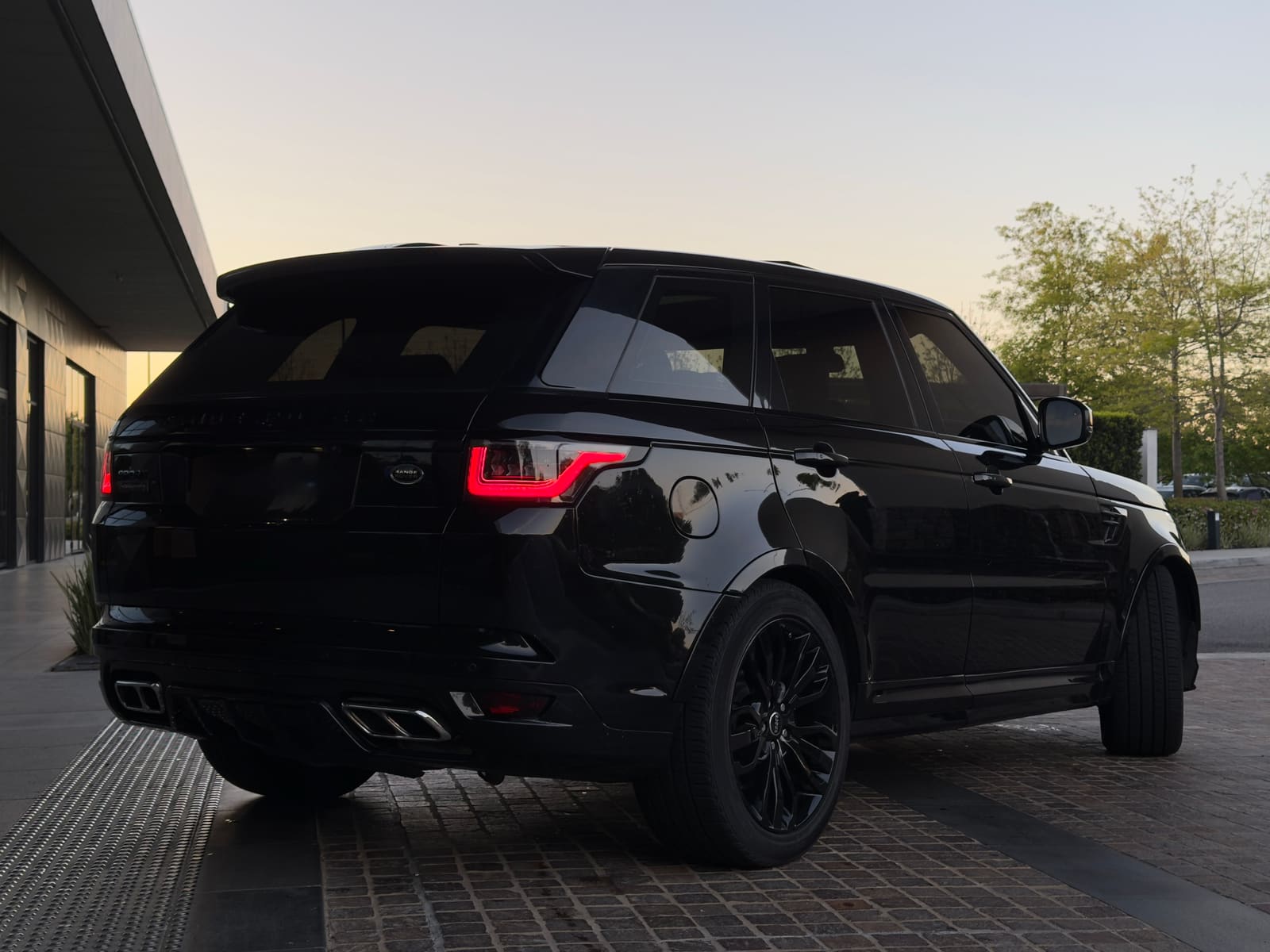 Black Range Rover Sport Autobiography SUV (SVR Kit) hire car in Melbourne, photo 4