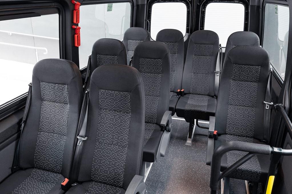 Black Mercedes-Benz Sprinter Minibus, 14 seater, Melbourne, photo 4