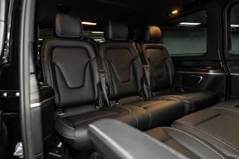 Black Mercedes-Benz Vito / V300d Van, 7 seater, Melbourne, photo 4