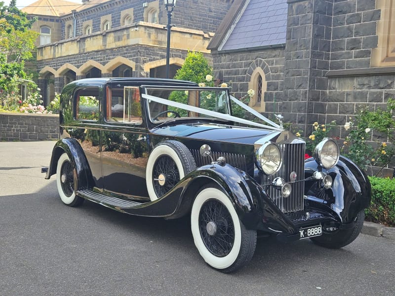 1935 Rolls-Royce Sedanca De Ville wedding car in Melbourne