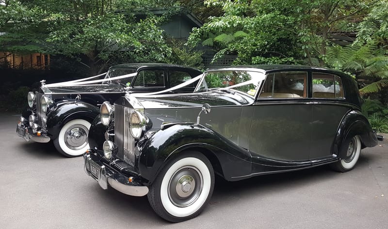 1949 Rolls-Royce Silver Wraith wedding car in Melbourne