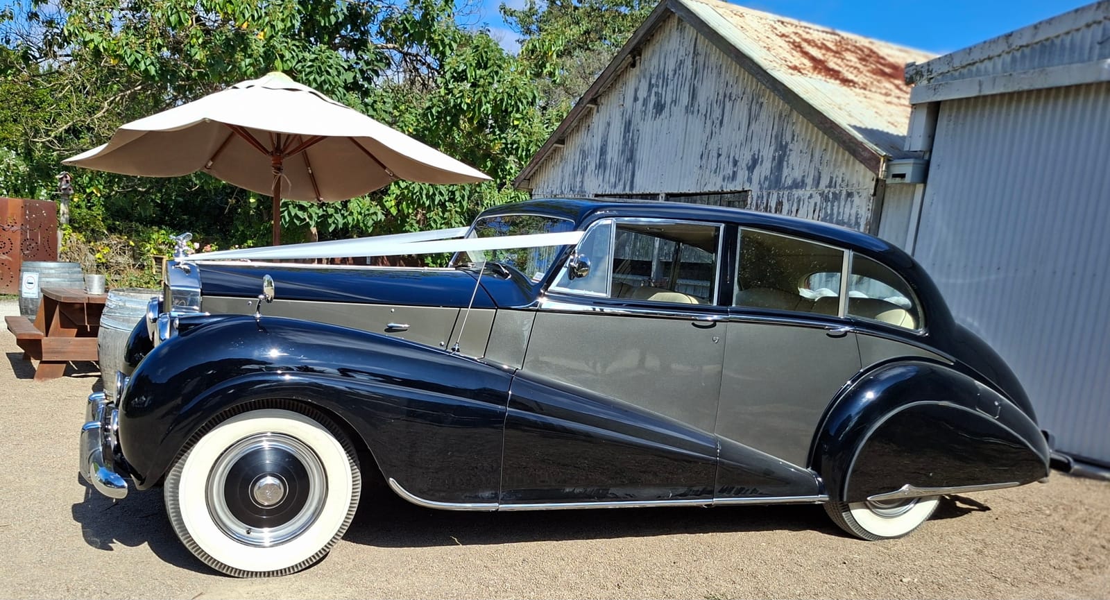 1951 Rolls-Royce Silver Wraith wedding car in Melbourne